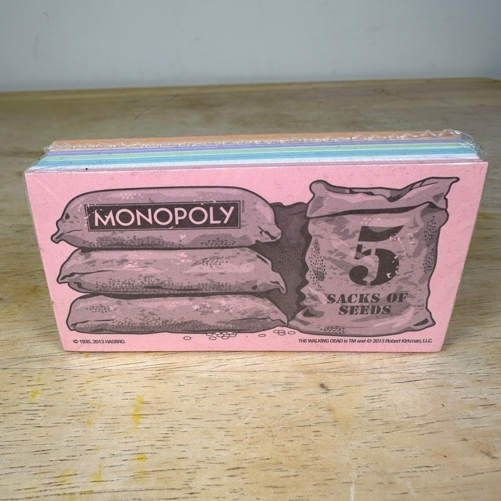 Monopoly: The Walking‎ Dead Survival Edition 2013 Money Pack Replacement SEALED